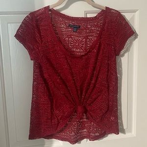 American Eagle mesh top